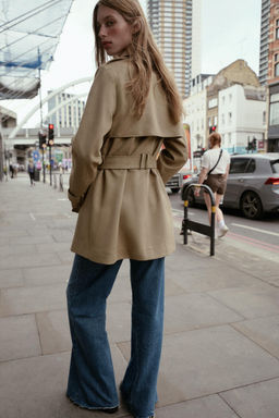 SUEDE EFFECT TRENCH COAT - Zara фото 4