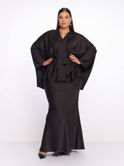 Атласная юбка TUB20637BLK01 - Артесса фото 6