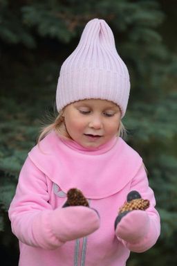 Варежки флисовые ОСЕНЬ/ВЕСНА - Шанти пунти фото 8