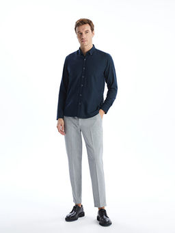 Regular Fit Uzun Kollu Gabardin Erkek G?mlek