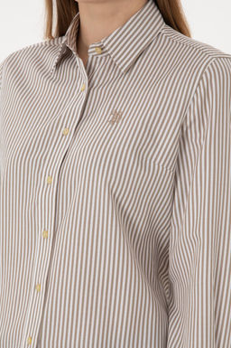 Kad_n Haki _izgili Uzun Kollu G_mlek Sepette S_rpriz _ndirim - U.s. polo assn фото 7