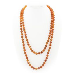 Сердолик прозрачный 8мм бусы длиной 120см