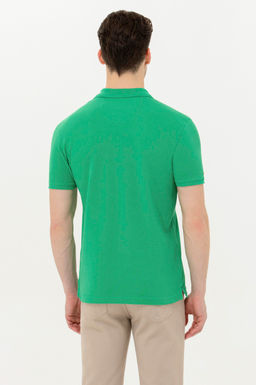 Мужская зеленая базовая футболка - U.s. polo assn фото 6