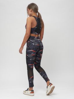 Костюм для фитнеса женский темно-серого цвета 2922TC - FUYOUKAI фото 4