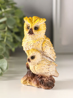 Фигурка «Сова с совенком», 9.5×6×8 см, МИКС