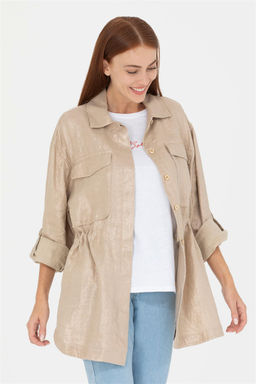 Женская светло-розовая куртка