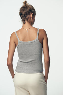 RIBBED HALTER TOP - Zara фото 4