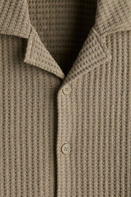 Camisa resort gofrada Loose Fit - H&m фото 6