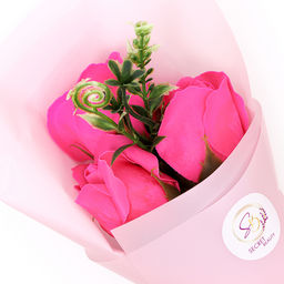 Букет мыльных роз, фуксия - SB BEAUTY фото 2