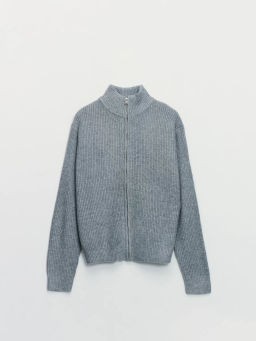 Джемпер на молнии с добавлением шерсти / Zarina