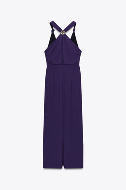 MIDI DRESS WITH KNOT AND HARDWARE - Zara фото 6