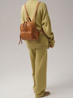 Рюкзак Deboro 31071 коричневый лист