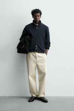 HEAVYWEIGHT ZIP-UP SWEATSHIRT - Zara фото 9