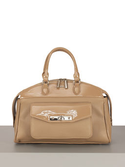 LACCOMA сумка WJA9729-коричневый эко кожа хлопок фото 6