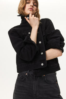 Straight High Cropped Jeans - H&m фото 2