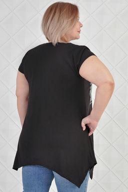 Арт. 3670 Футболка женская 46-56 (6 шт) Цвет:черный - Калинка фото 8