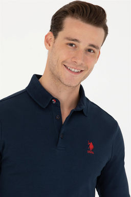 Мужской темно-синий свитшот Неожиданная скидка в корзине - U.s. polo assn фото 2