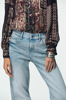 Z1975 FLARE FIT LOW-RISE JEANS - Zara фото 11