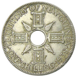 1 шиллинг 1938 года Британская Новая Гвинея