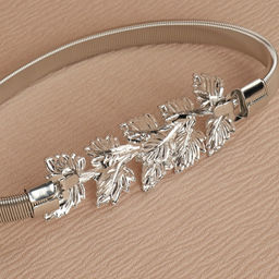 Подхват для штор Ветвь, 8 2,5 см, 23,5 см, цвет серебряный - Арт узор фото 3