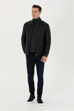 U. S. Polo Assn / Мужская черная кожаная куртка - U.s. polo assn фото 11