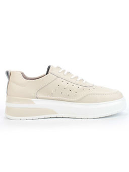 05-PDD188-1 BEIGE Кроссовки женские (натуральная кожа)