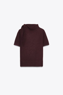 KNOTTED KNIT TOP - Zara фото 6