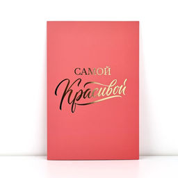 Цена за 5 шт. Открытка Самой красивой, софт тач, 12?18 см