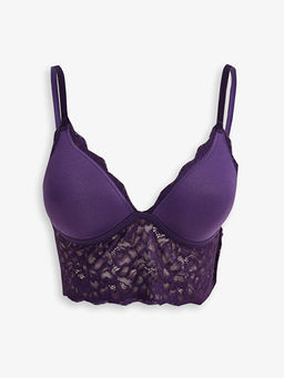 Balensiz Dolgusuz Dantelli Bralet