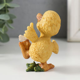 Фигурка полистоун Утёнок с бабочкой, 8?5.5?5.5 см