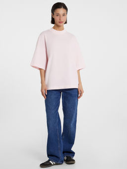 Футболка женская светло-розовая с печатью св.розовый +печать1 112874 - Mark formelle фото 3