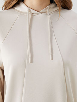 D?z Oversize Kad?n Hoodie