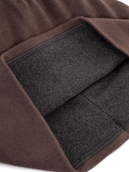 Шапка жен. шерсть+акр LB-N88039 cacao