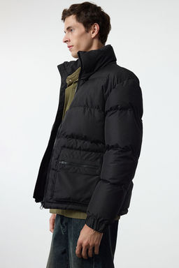 TRENDYOL MAN Siyah Regular Fit Ribstop Teknik Kumas Sisme K?sl?k Mont TMNAW25MO00022 - Trendyolmilla фото 2