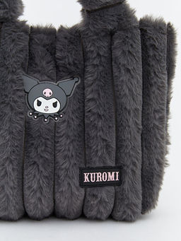 Kuromi Bask?l? K?z ?ocuk Pel?? Omuz ?antas?