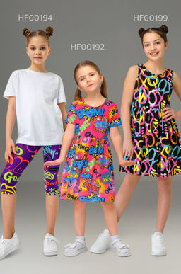 Летний костюм для девочки из бамбука Happyfox