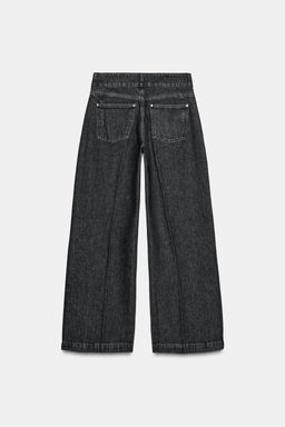Z1975 WIDE-LEG HIGH-WAIST JEANS - Zara фото 9