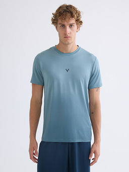 Bisiklet Yaka Erkek Spor Ti??rt