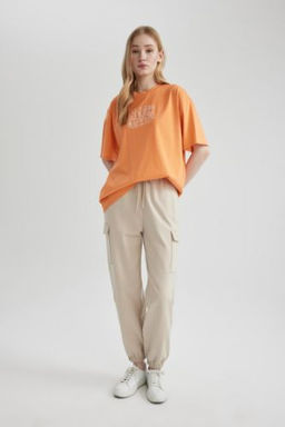 Coool Basic Duz Beli Pacas? Lasitkli Kargo Cepli Jogger Esofman Alt?