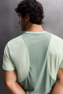 TECHNICAL COLOUR BLOCK T-SHIRT - Zara фото 6