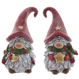 Фигурка декоративная "Гном", L5,5 W6 H10 см, 2в.