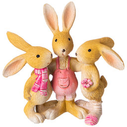 СТАТУЭТКА КРОЛИКИ 11,5Х5Х11 СМ