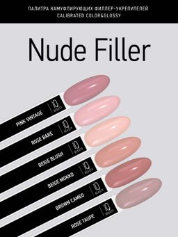 IQ Beauty Филлер-укрепитель с камуфлирующим эффектом / Nude Filler 02 Rose Bare, глянцевый финиш, 12,5 мл  фото 2