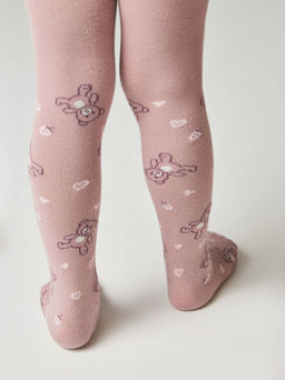 БРЕСТСКИЕ КОЛГОТКИ ДЕТСКИЕ 3280 KIDS (рисунок) СЕРО-РОЗОВЫЙ - Conte elegant фото 3