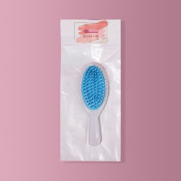 Расчёска - мини массажная, 4.5×13 см, МИКС