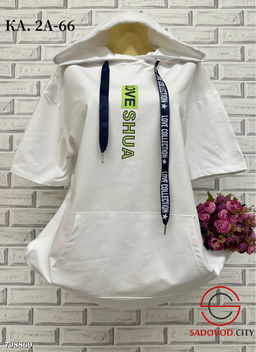 Футболка женская с капюшоном - Bruno фото 2