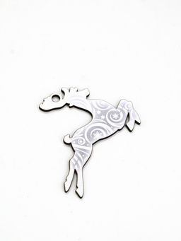 Ёлочная игрушка деревянная «Новый год: олень», набор 10 шт.