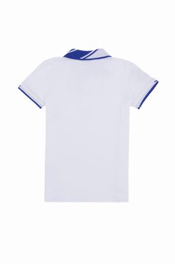 Белая футболка с воротником поло для мальчиков Basic - U.s. polo assn фото 2