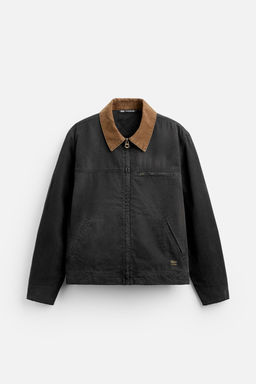 JACKET WITH CONTRAST COLLAR - Zara фото 14