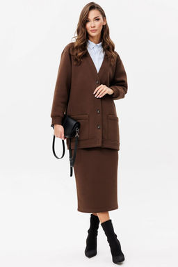 Костюм GO F7052/23-03.170-176 коричневый - Pirs фото 4